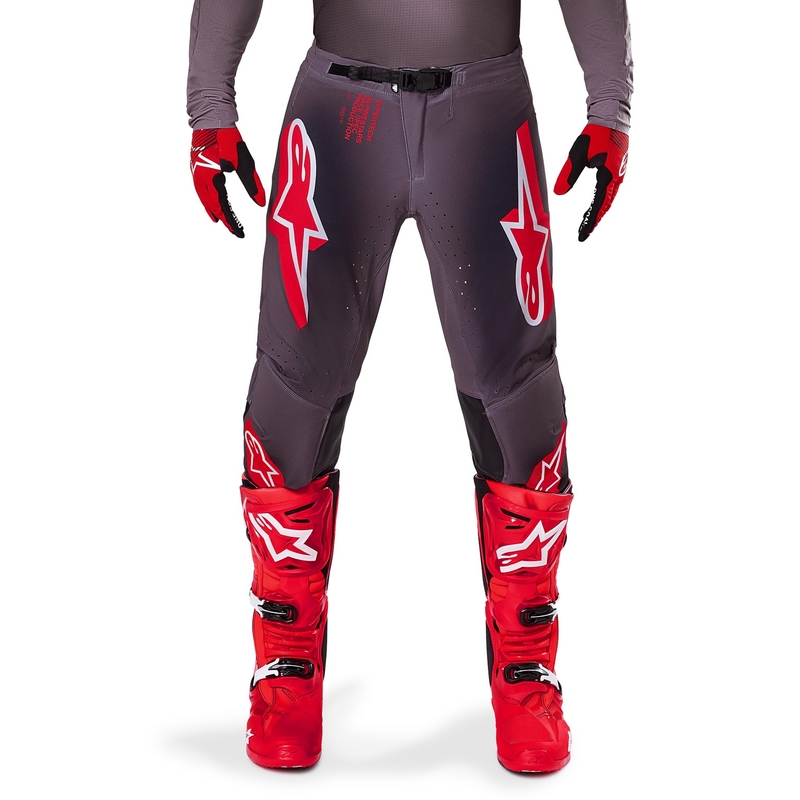 Alpinestars Supertech Lipan Smoke Red Pantaloni da motocross