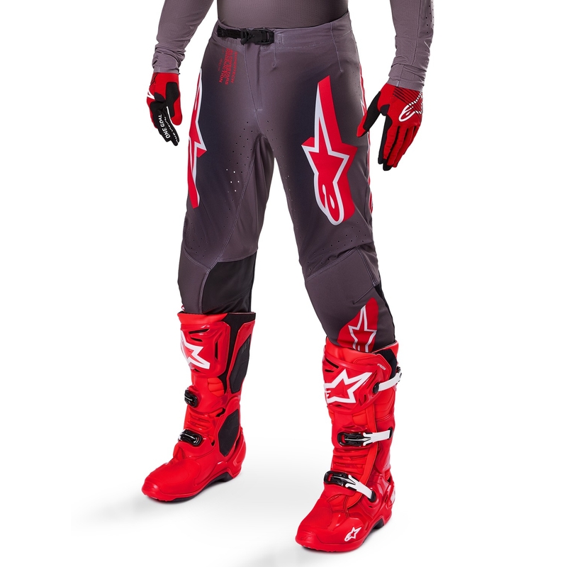 Alpinestars Supertech Lipan Smoke Red Pantaloni da motocross