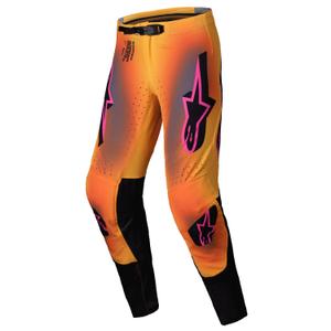 Alpinestars Supertech Lipan Pantaloni da motocross giallo e rosa