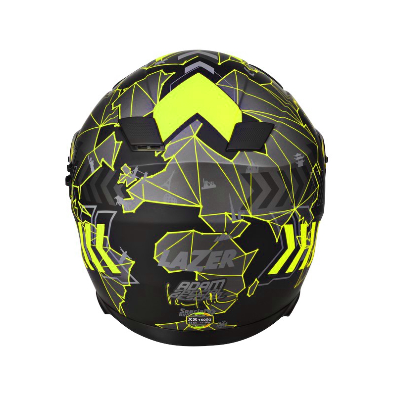 Integrální přilba na moto Lazer Bayamo Adam Special replika fluo žlutá výprodej