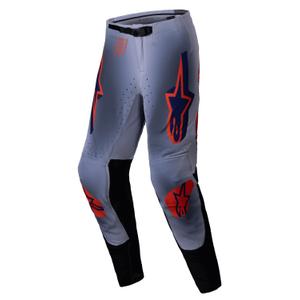 Alpinestars Pantaloni da motocross Supertech Lipan grigio-arancio fluo