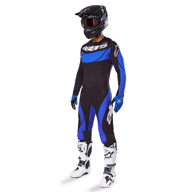 Alpinestars Techstar Dreem Pantaloni da Motocross Nero e Blu