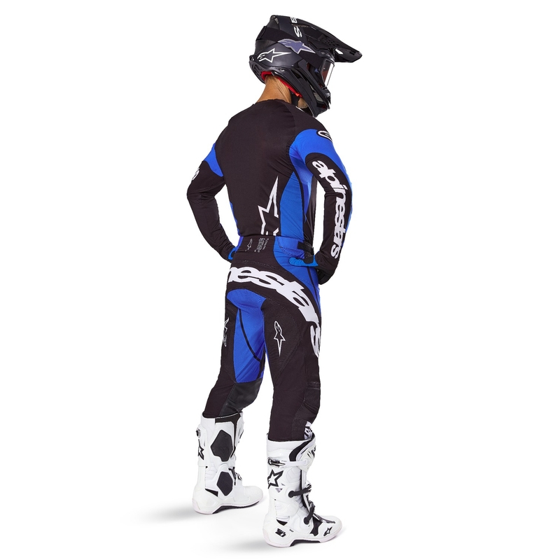 Alpinestars Techstar Dreem Pantaloni da Motocross Nero e Blu