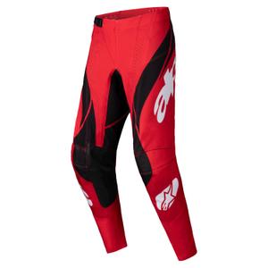 Alpinestars Techstar Dreem Pantaloni da motocross rossi e neri