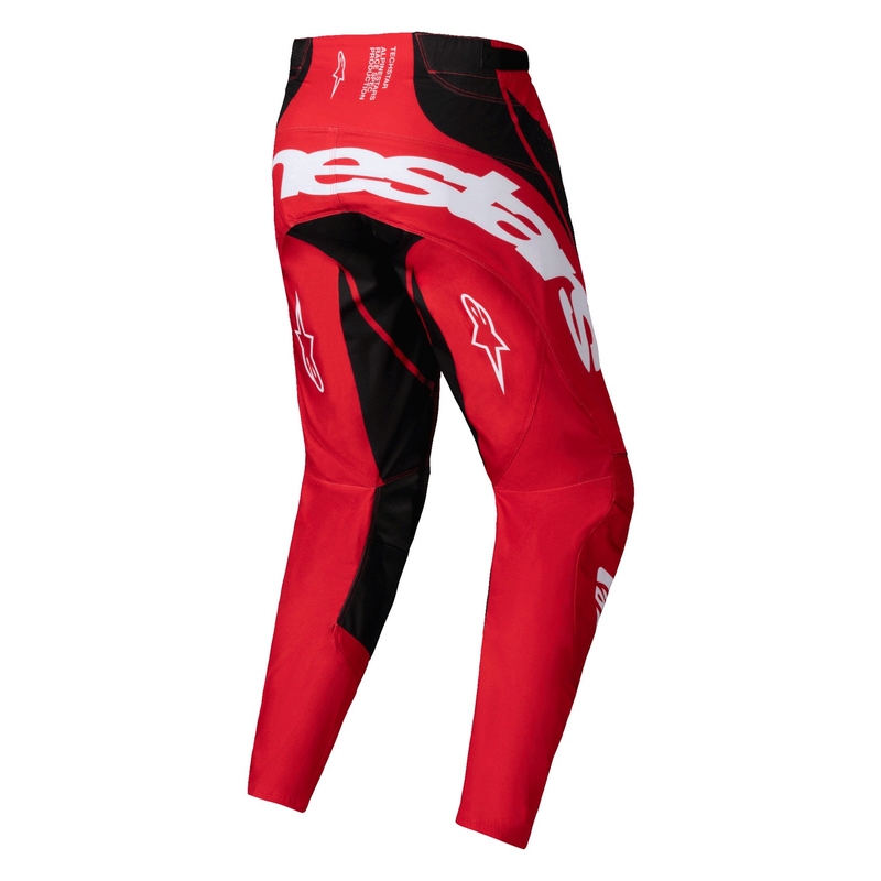 Alpinestars Techstar Dreem Pantaloni da motocross rossi e neri