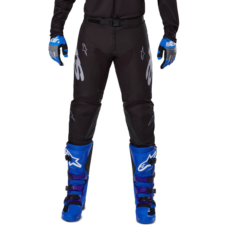 Alpinestars Racer Graphite Motocross Pants Nero e Grigio