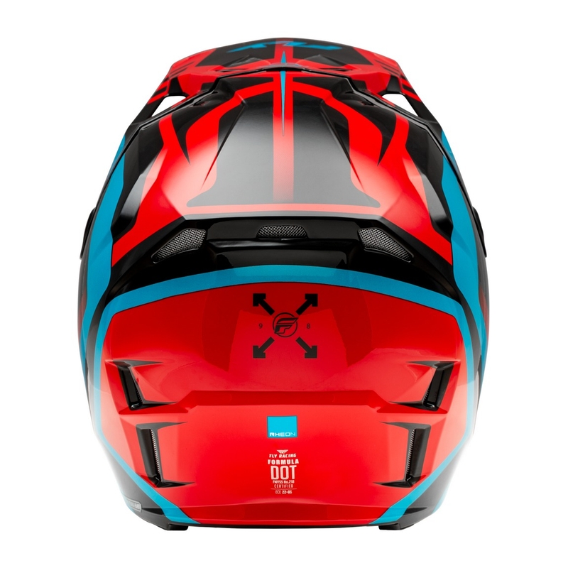 Casco da motocross FLY Racing Formula CP rosso-nero-blu