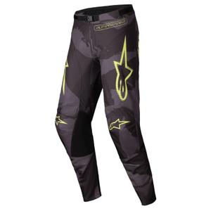 Alpinestars Racer Hollow Pantaloni da motocross giallo scuro camo-fluo