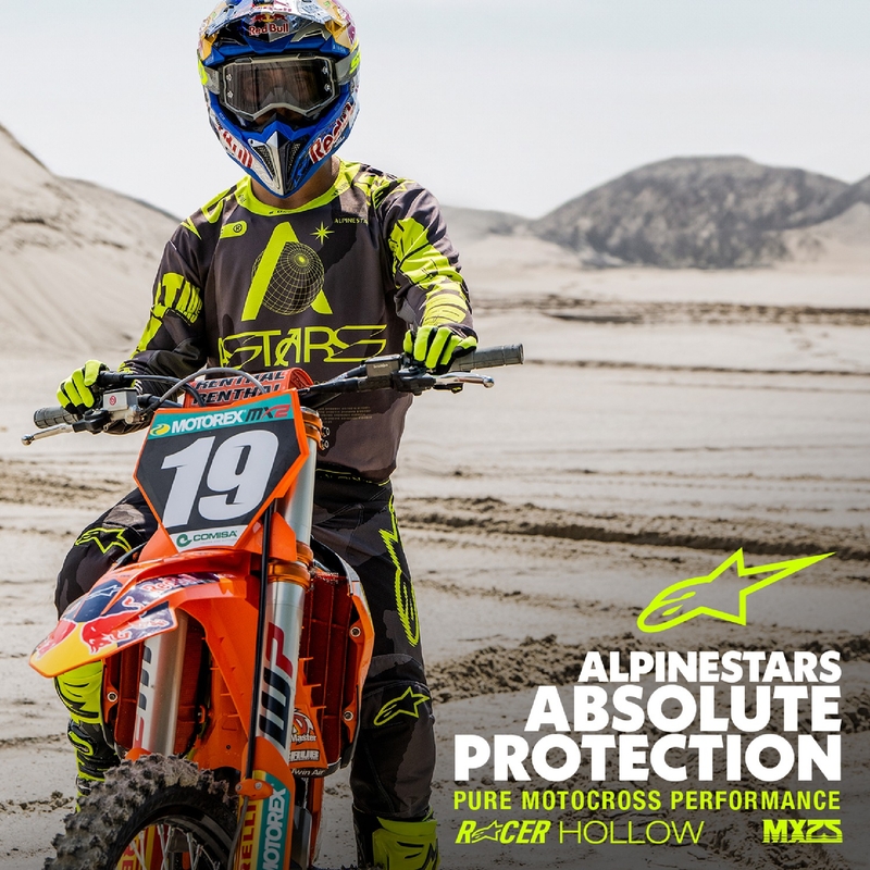 Alpinestars Racer Hollow Pantaloni da motocross giallo scuro camo-fluo