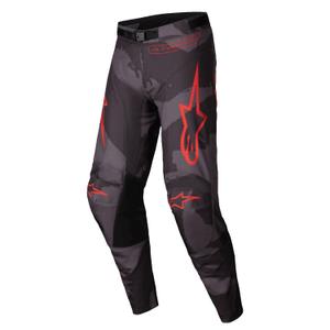 Alpinestars Racer Hollow Motocross Pants grigio camo-arancio fluo