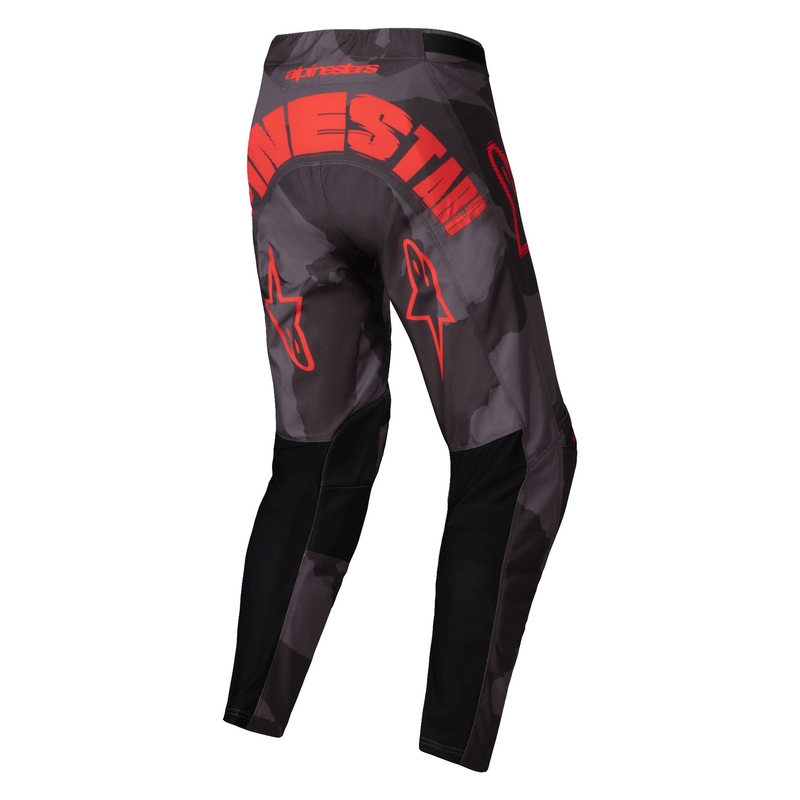Alpinestars Racer Hollow Motocross Pants grigio camo-arancio fluo