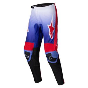 Pantaloni da motocross Alpinestars Fluid Wurx rosso porpora