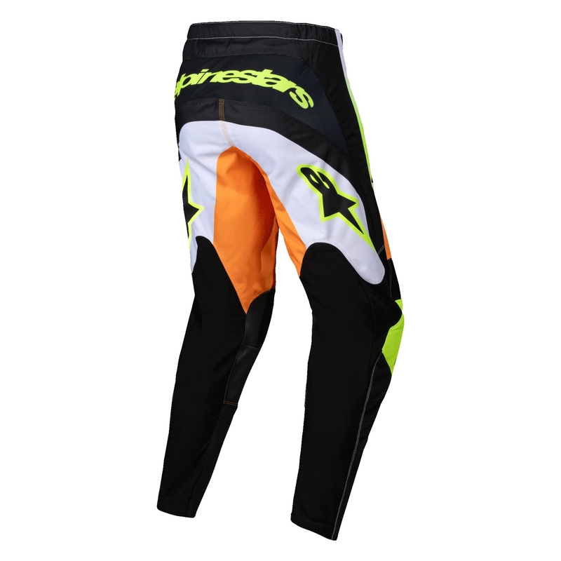 Alpinestars Fluid Wurx Pantaloni da motocross giallo e nero