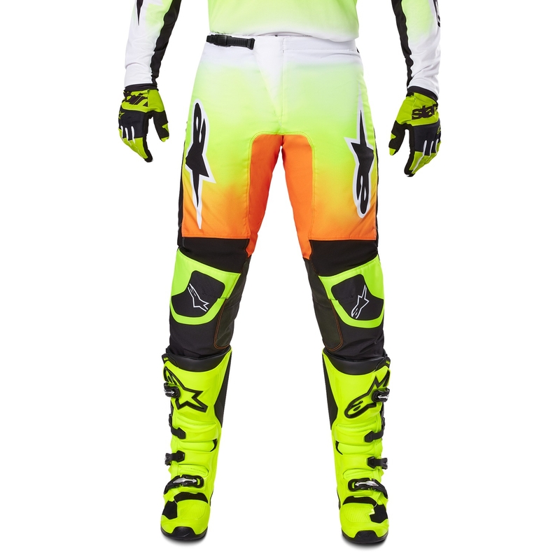 Alpinestars Fluid Wurx Pantaloni da motocross giallo e nero