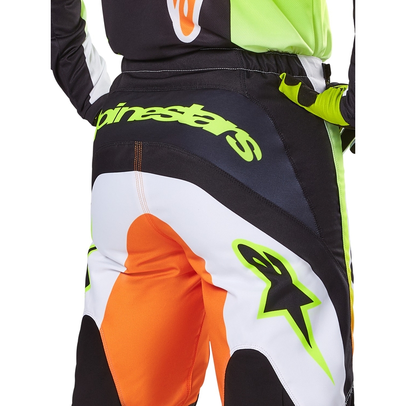 Alpinestars Fluid Wurx Pantaloni da motocross giallo e nero