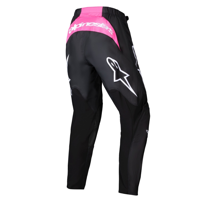 Pantaloni da motocross Alpinestars Stella Fluid Haul Donna Nero-Fluo Rosa