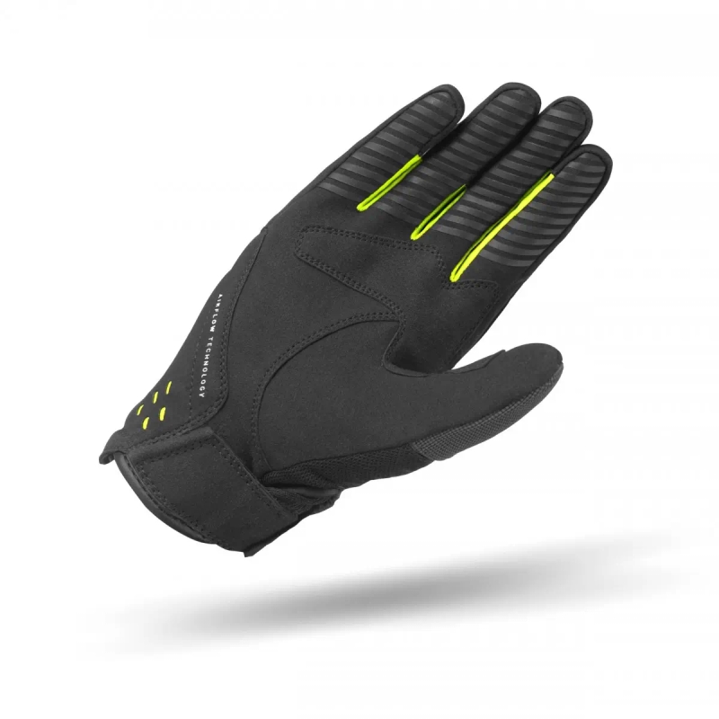 Guanti da moto per bambini Shima One EVO nero-giallo fluo