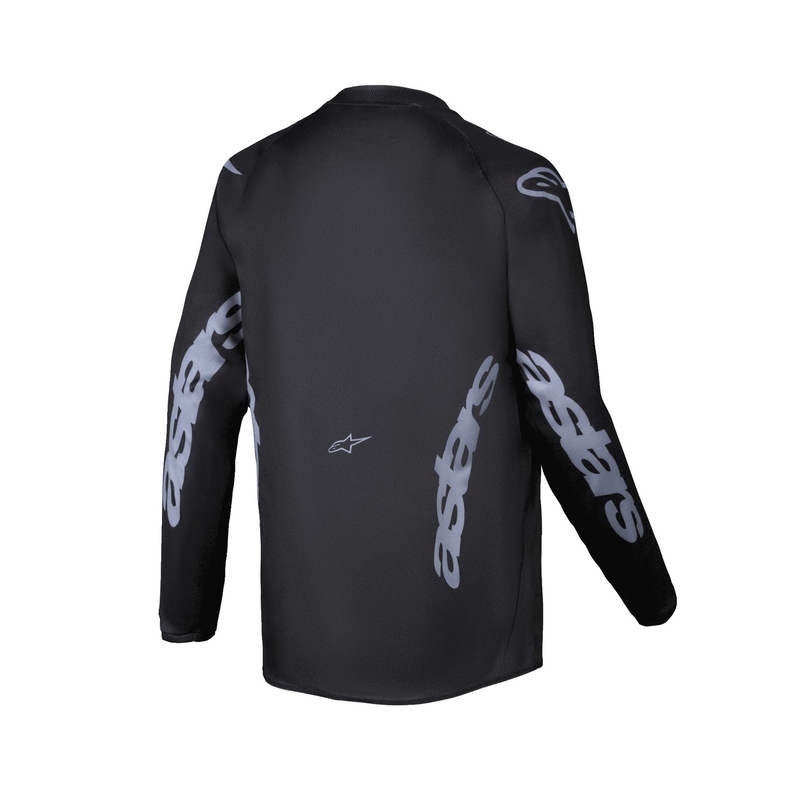 Alpinestars Racer Graphite Maglia da motocross per bambini Nero