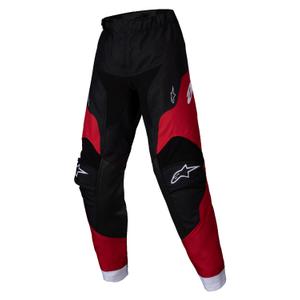 Alpinestars Racer Veil Bambini Pantaloni da motocross Nero e Rosso