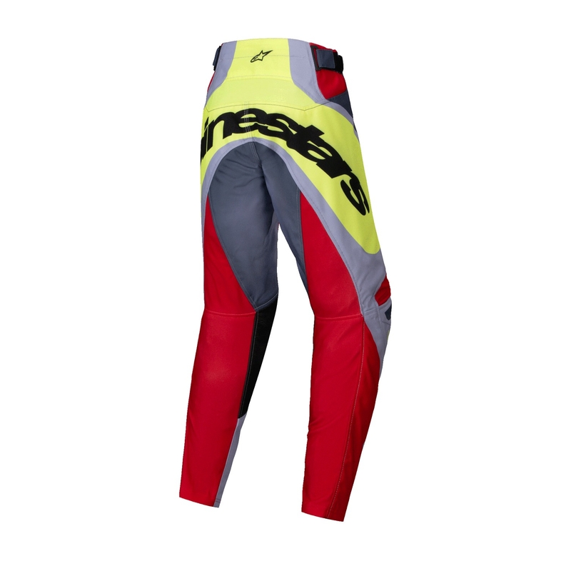 Alpinestars Racer Melt - Pantaloni da motocross per bambini, rosso e grigio