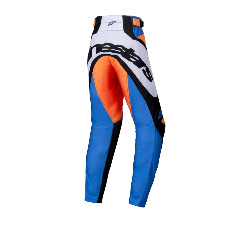 Alpinestars Racer Melt Pantaloni da motocross per bambini Arancione e Blu
