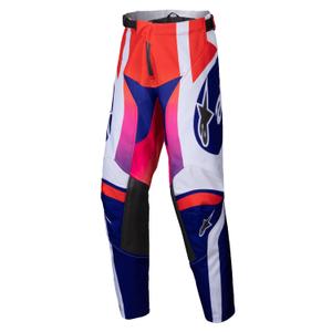 Alpinestars Racer Wurx Bambini Pantaloni da motocross Multicolore-Bianco
