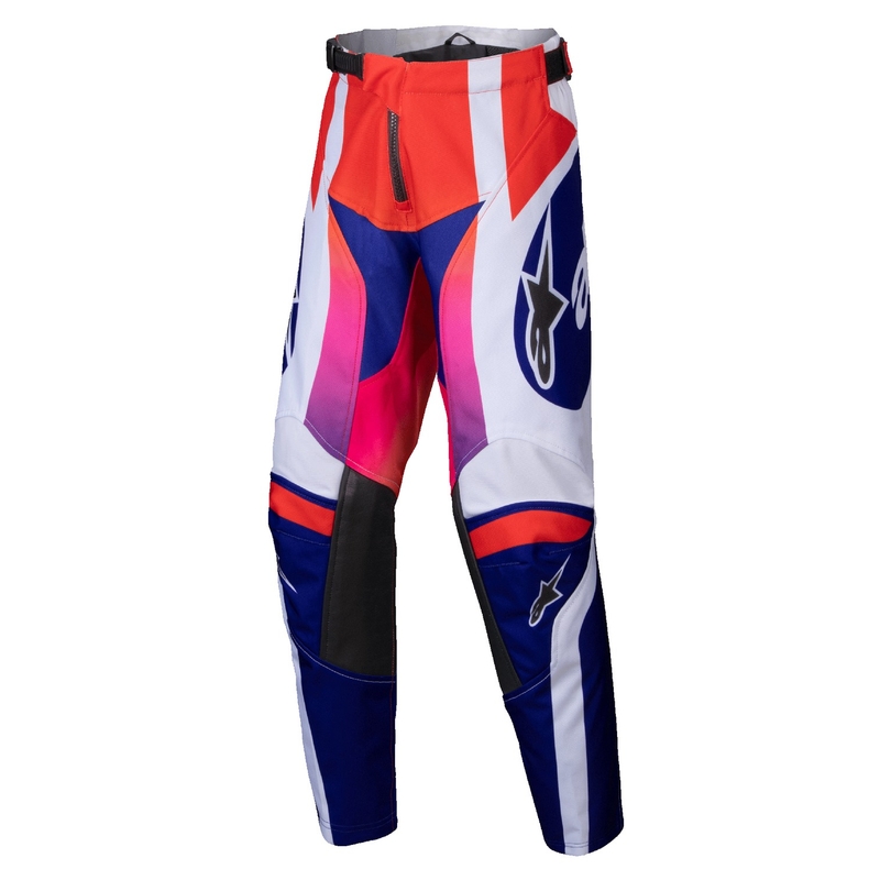 Alpinestars Racer Wurx Bambini Pantaloni da motocross Multicolore-Bianco