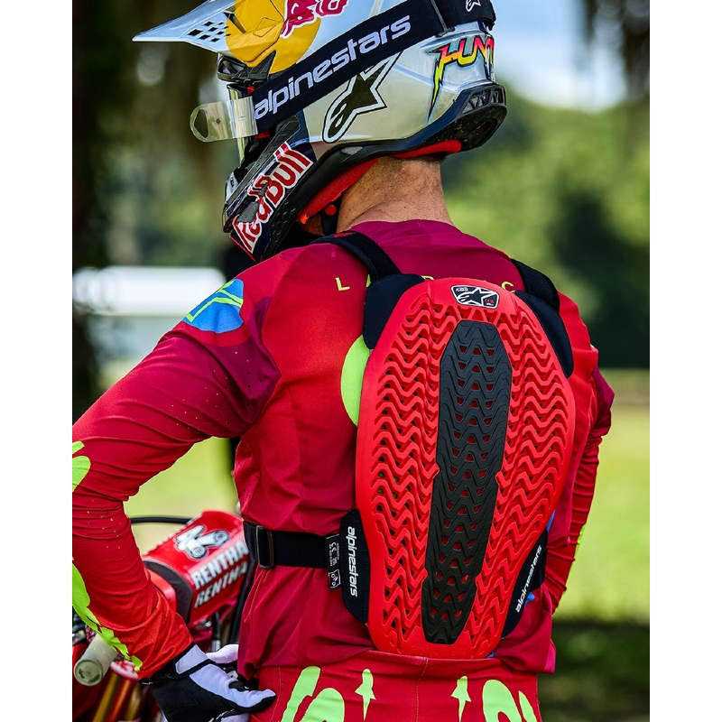 Alpinestars A-5 Plasma protezione toracica nero-rosso-bianco