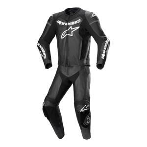 Alpinestars GP Force Lurv 2025 tuta a due pezzi in pelle bianca e nera