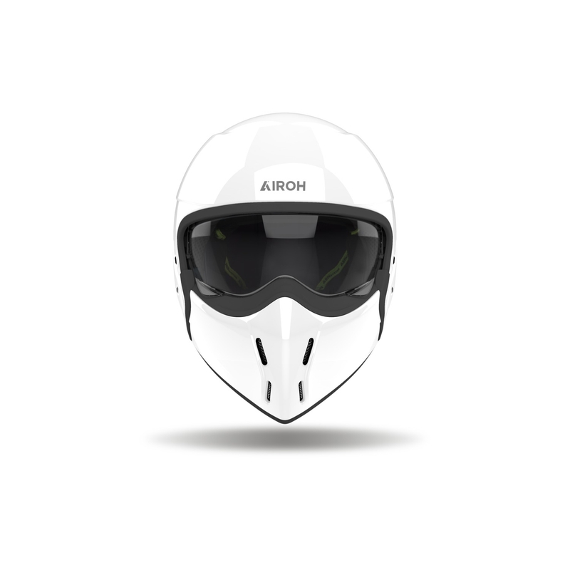 Casco moto modulare Airoh J110 Colore bianco lucido