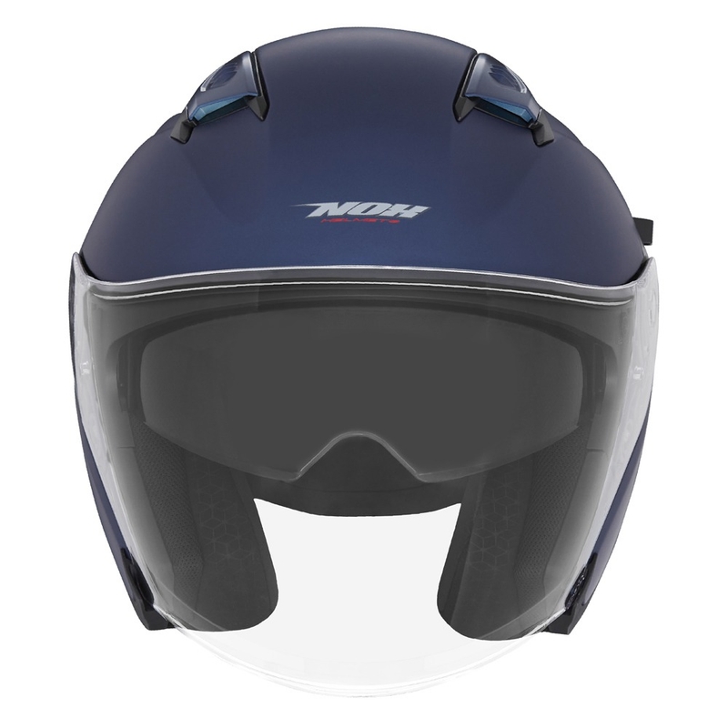 Casco aperto NOX N130 blu opaco