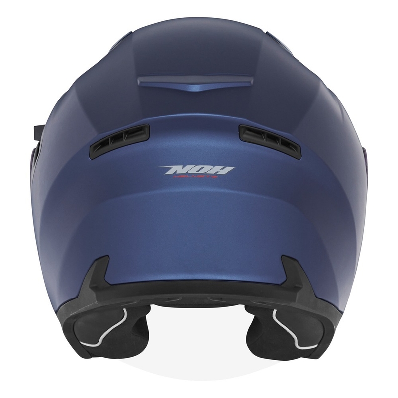 Casco aperto NOX N130 blu opaco