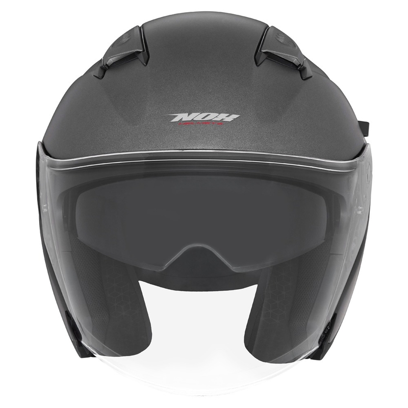 Casco moto aperto NOX N130 titanio opaco