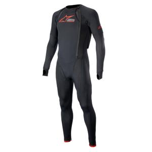 Strato esterno del gilet airbag Alpinestars TECH-AIR®10 con gambe lunghe nero-rosso-grigio