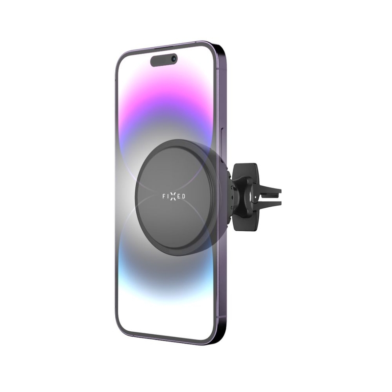 FIXED Supporto di ricarica wireless MagCool con raffreddamento attivo e supporto MagSafe nero 15W