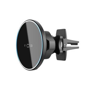 Supporto di ricarica wireless FIXED MagRound con supporto MagSafe nero 15W