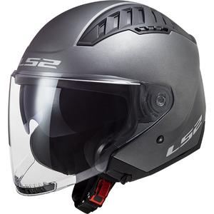 Casco moto aperto LS2 OF600 Copter II titanio