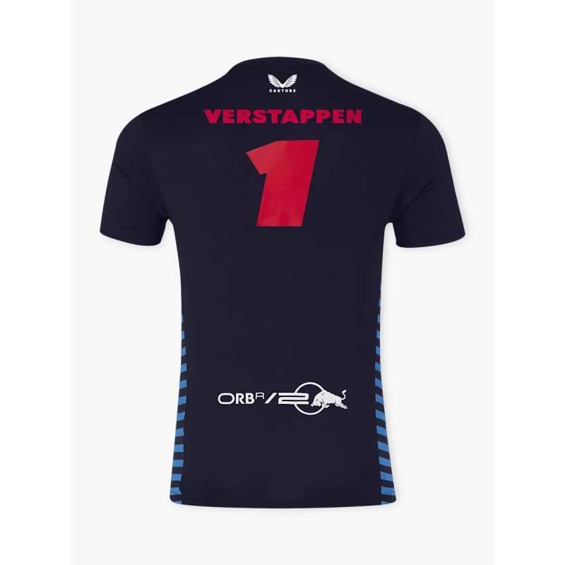 Maglietta Red Bull Racing F1 Max Verstappen blu scuro