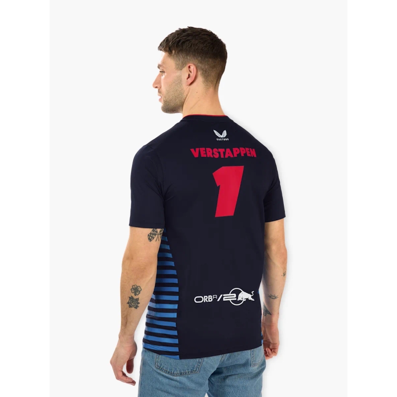 Maglietta Red Bull Racing F1 Max Verstappen blu scuro