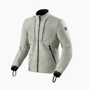 Giacca da moto Revit Surface grigio chiaro