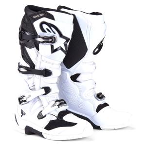 Alpinestars Tech 7 stivali da moto bianchi e neri 2025