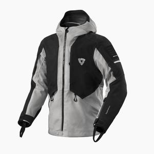 Giacca da moto Revit Tectonic H2O nero-grigio