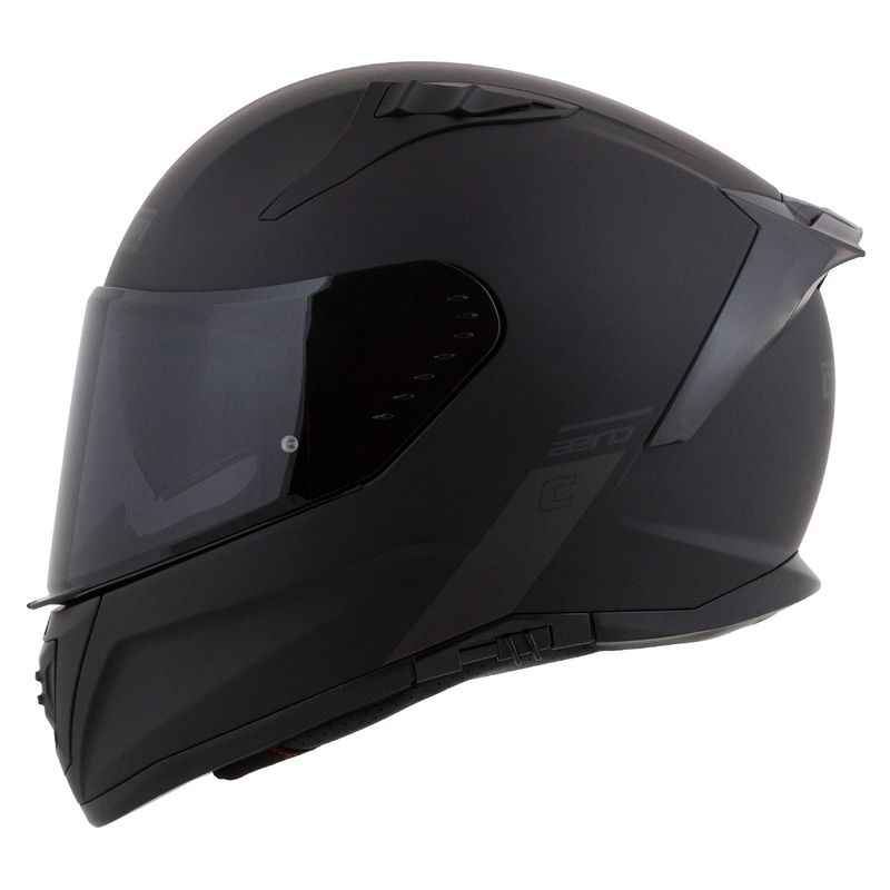 Casco moto integrale Cassida Aero nero-grigio opaco