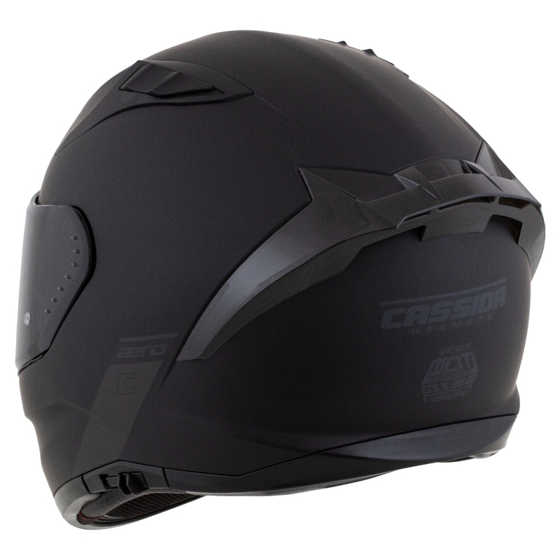 Casco moto integrale Cassida Aero nero-grigio opaco