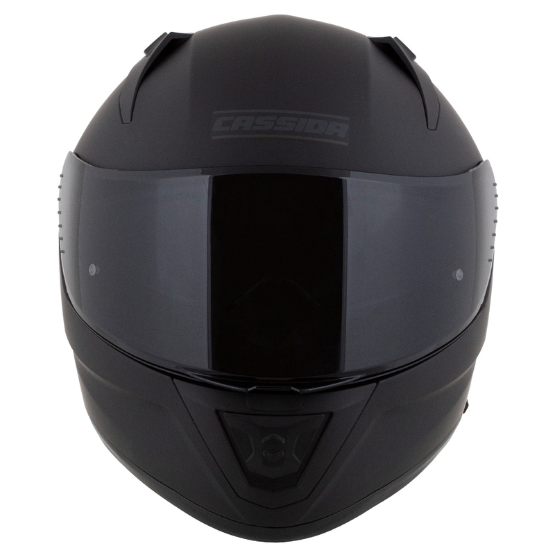 Casco moto integrale Cassida Aero nero-grigio opaco