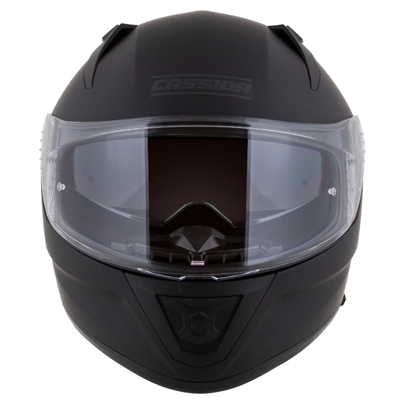 Casco moto integrale Cassida Aero nero-grigio opaco