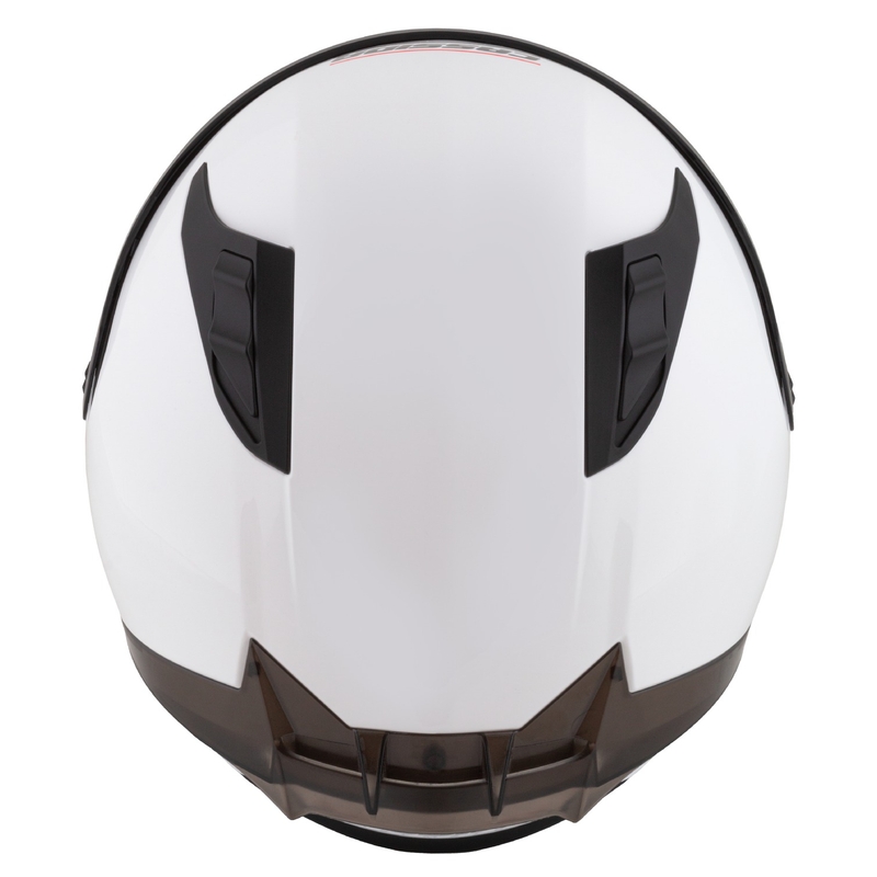 Casco moto integrale Cassida Aero bianco-nero opaco