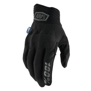 Guanti da motocross 100% Cognito Smart Shock nero