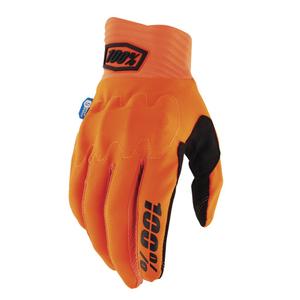 Guanti da motocross 100% Cognito Smart Shock arancione fluo