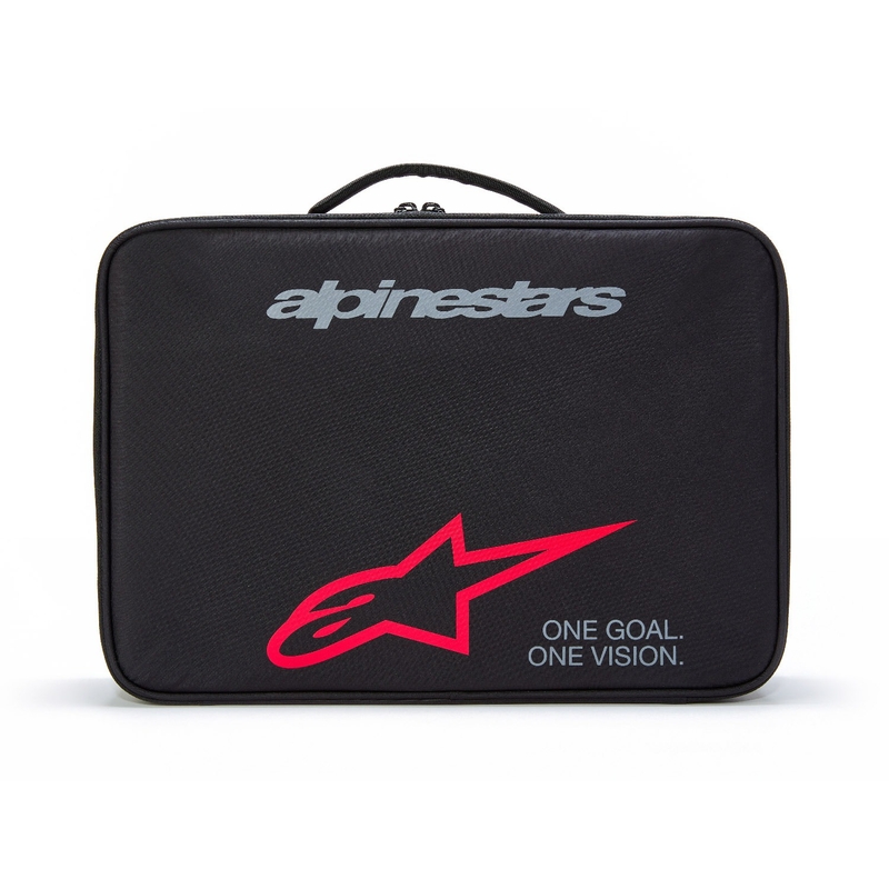 Custodia per occhiali Alpinestars Supertech Vision nera e rossa